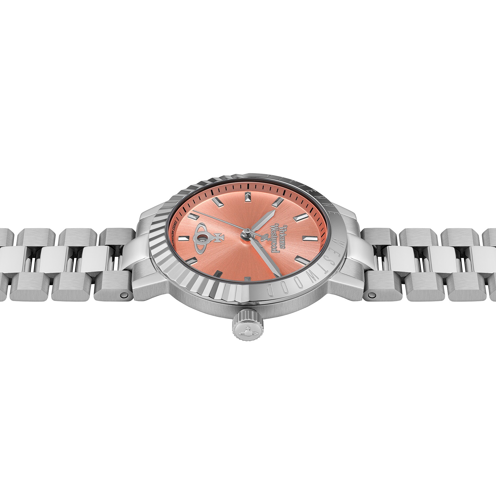 Vivienne Westwood Dulwich Quartz Coral Pink Dial & Stainless Steel
