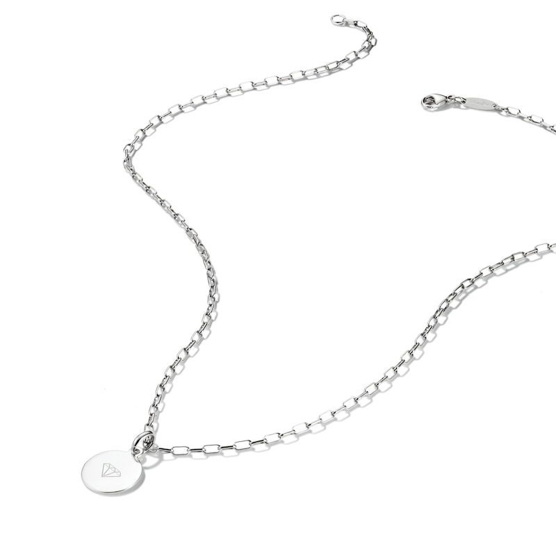 Thomas Sabo Collana Unisex Charm Club Con Ciondoli - Catena A Maglie Tonde In Argento 925, 45 Cm (Modello X0001-001-12)