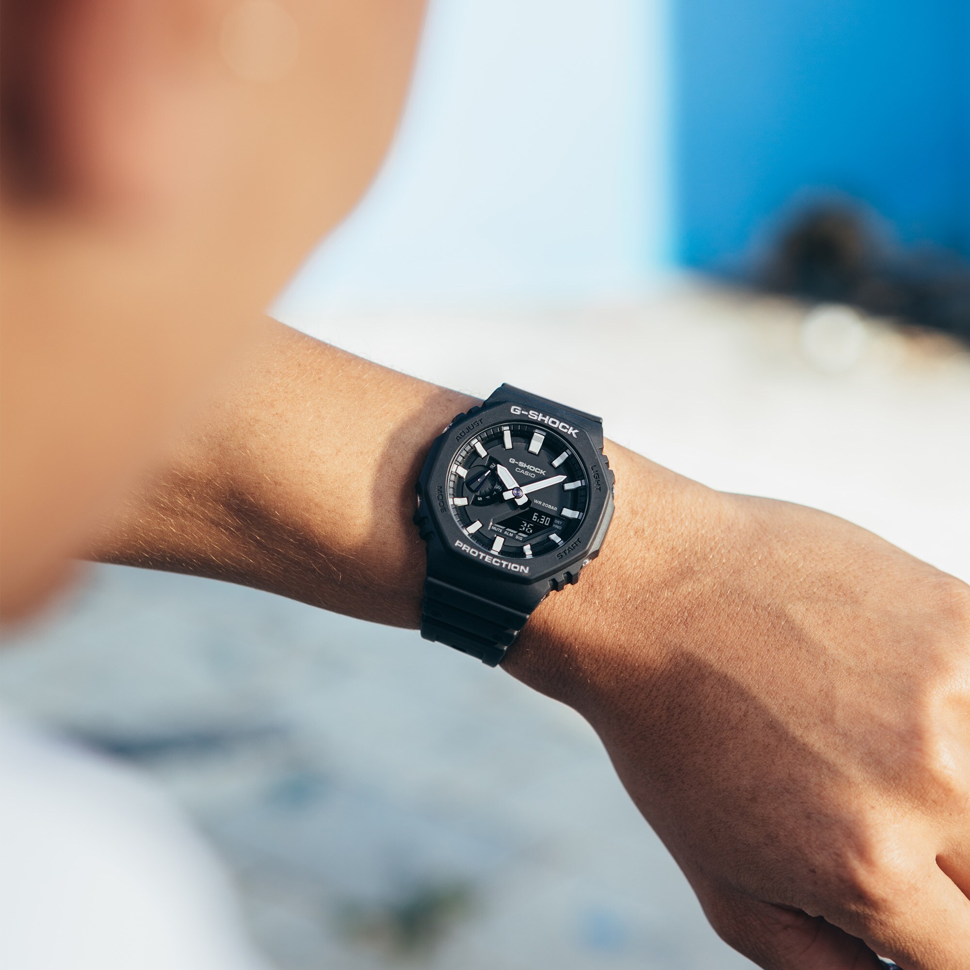 G-Shock GA-2100-1AER Black Resin Strap Watch | Ernest Jones