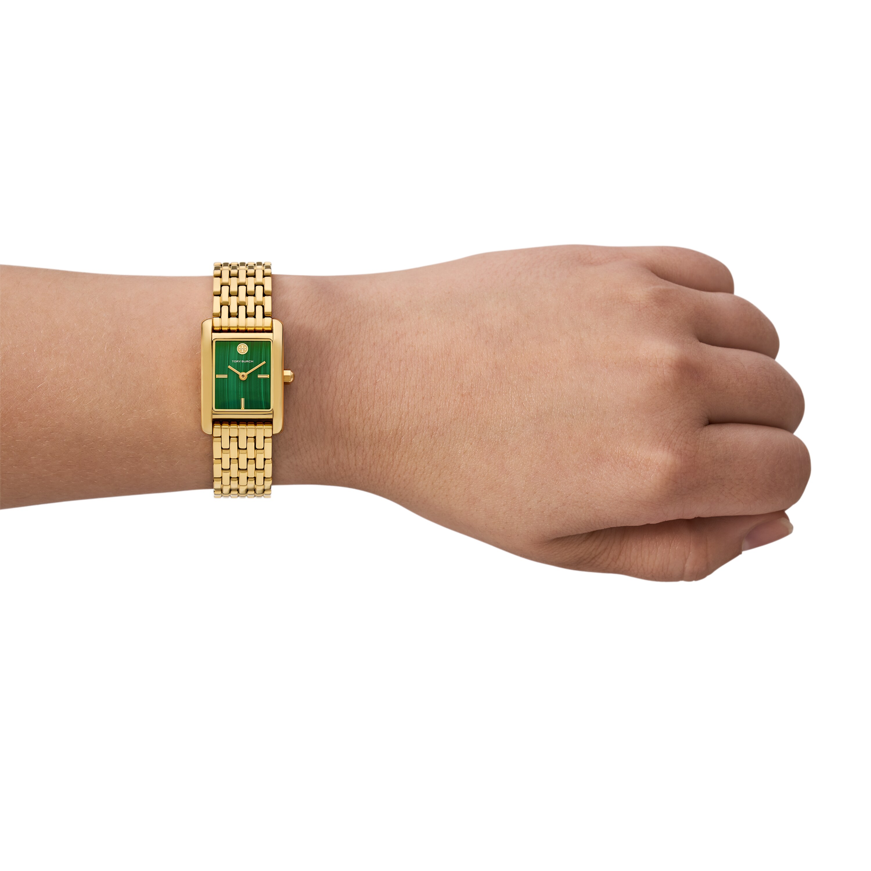Tory Burch Small Eleanor Women's Malachite Dial & Gold Tone
