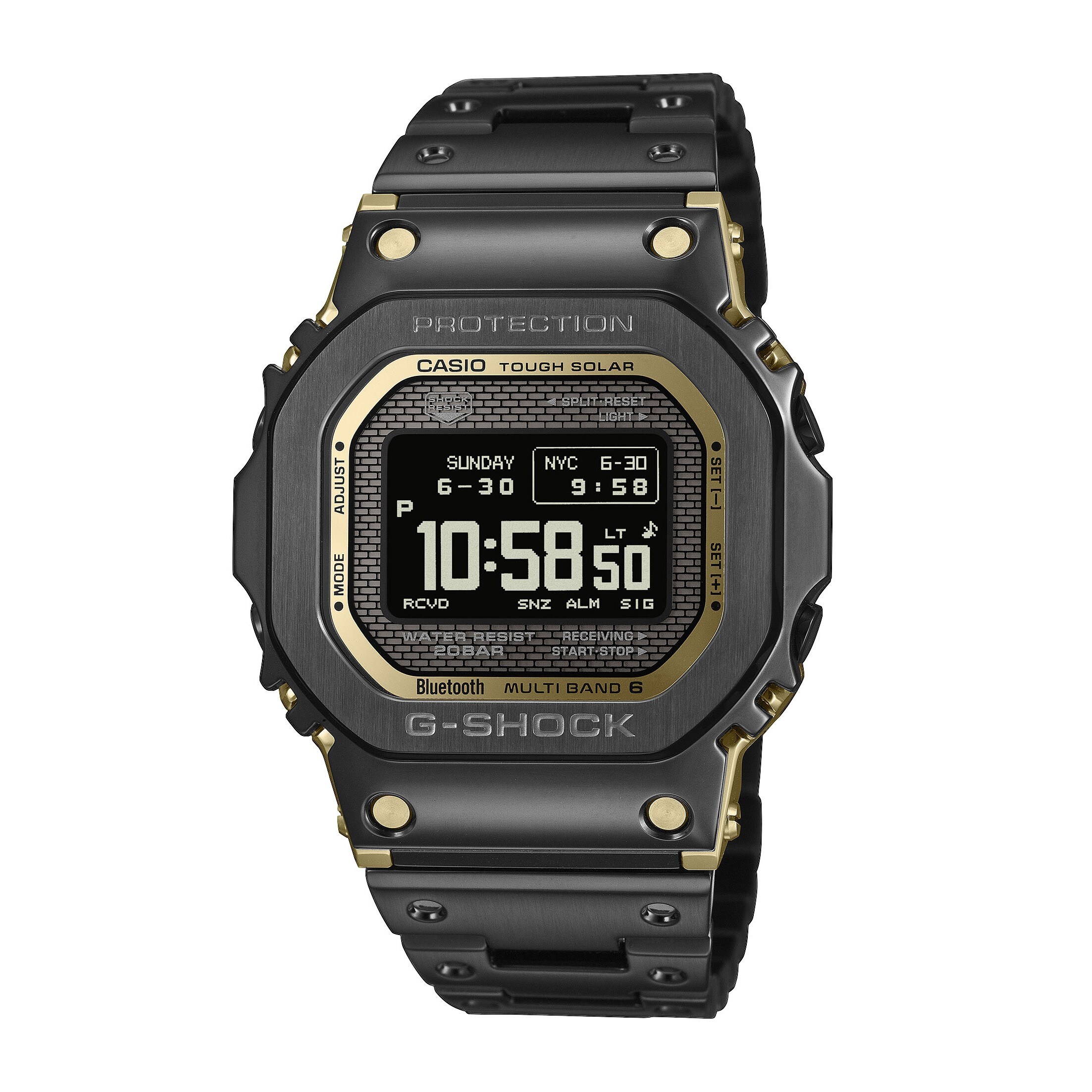 G-Shock GMW-BZ5000BD-1ER Solar Black Stainless Steel Bracelet