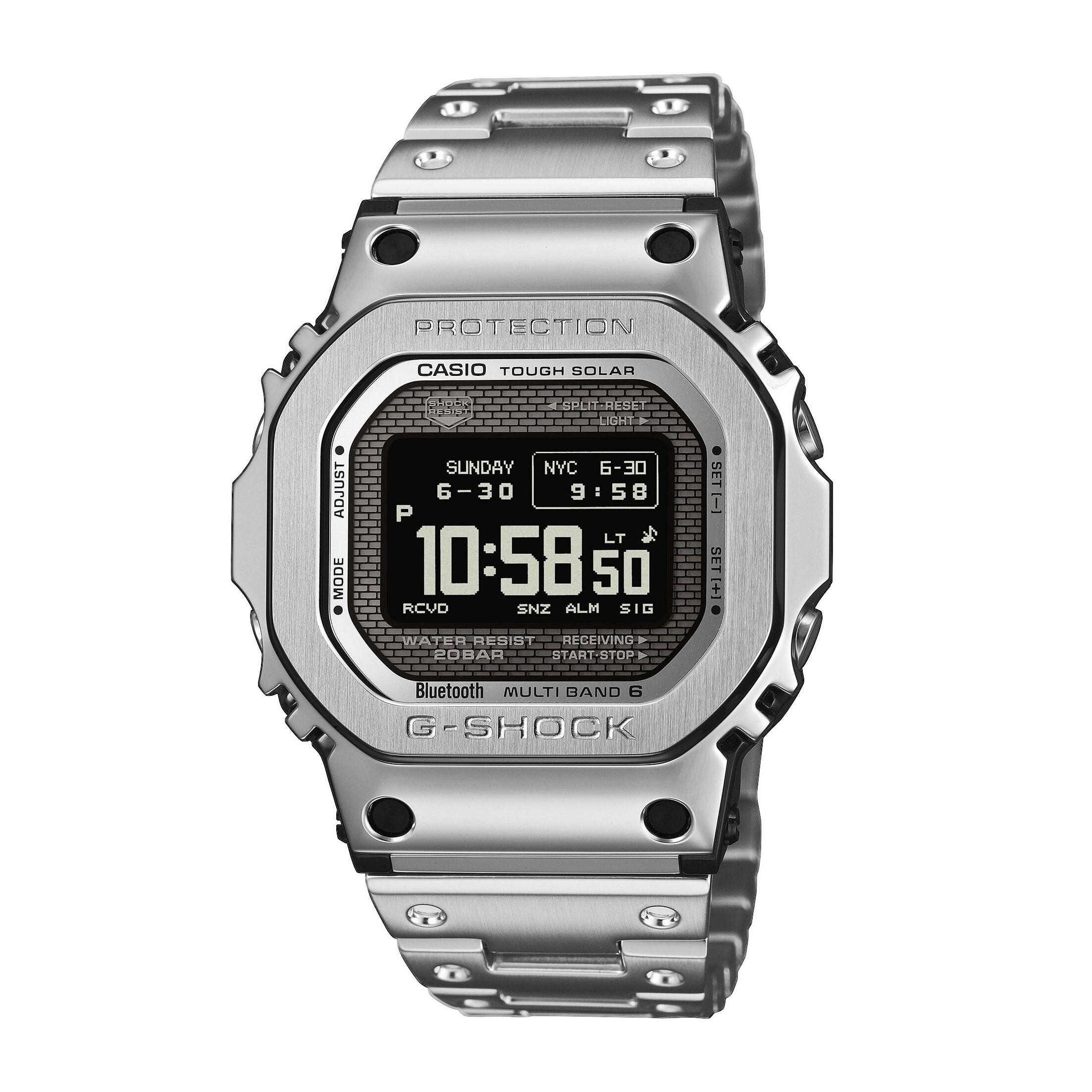 G-Shock GMW-BZ5000D-1ER Full Metal Stainless Steel Bracelet Watch