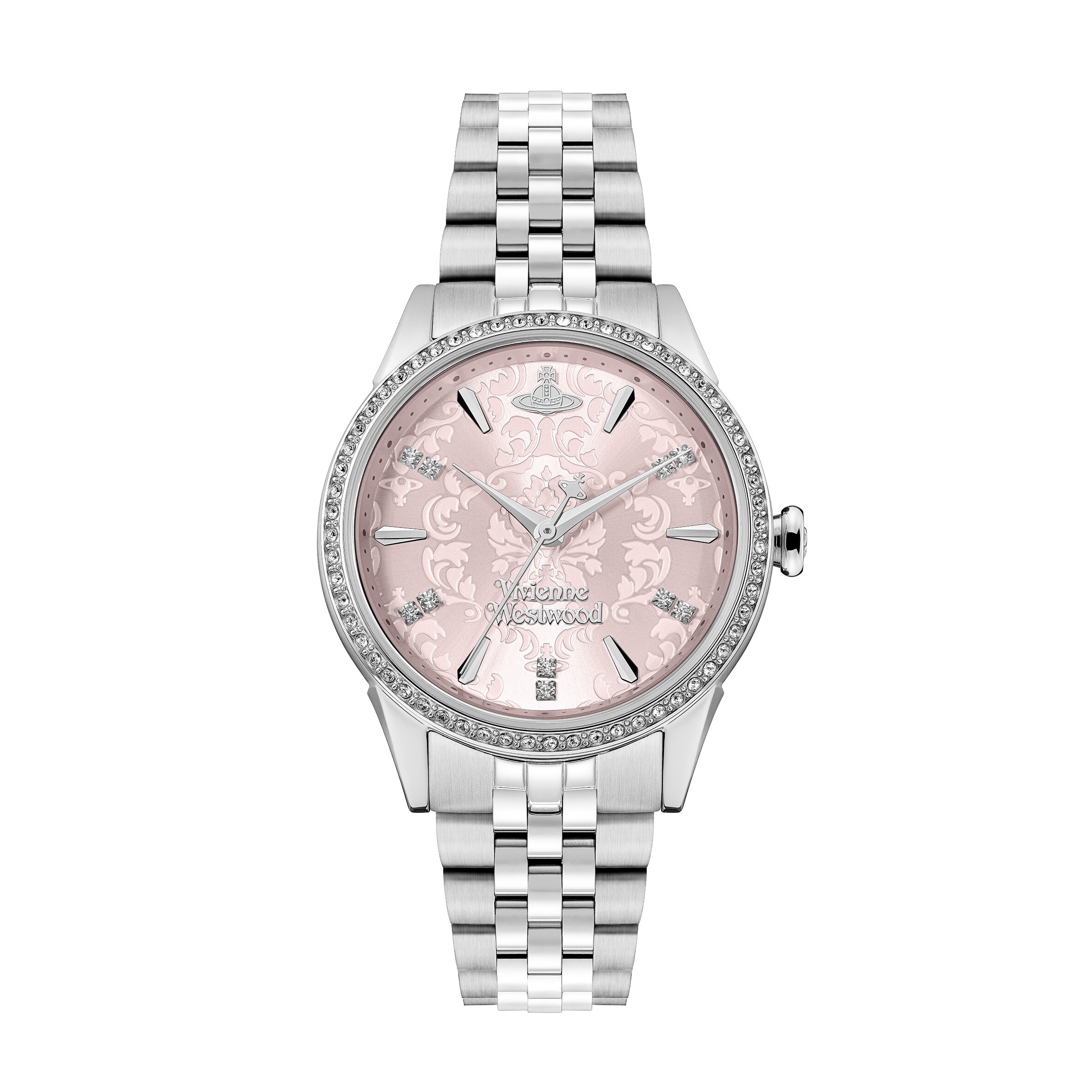 Vivienne Westwood Little Wallace Pink Dial & Stainless Steel