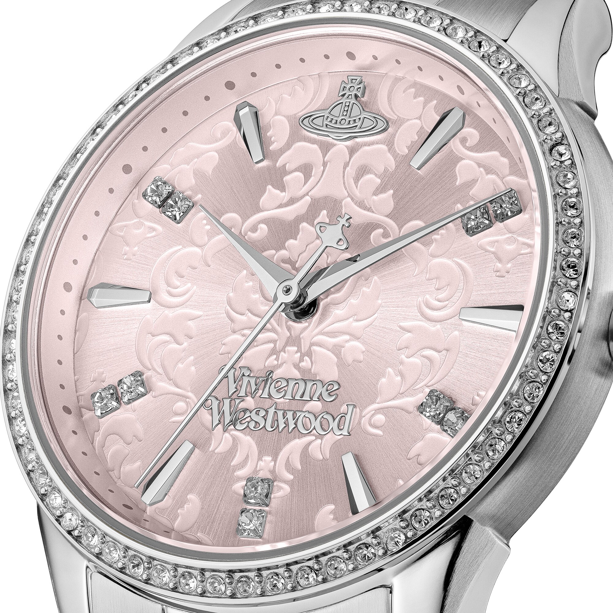 Vivienne Westwood Little Wallace Pink Dial & Stainless Steel