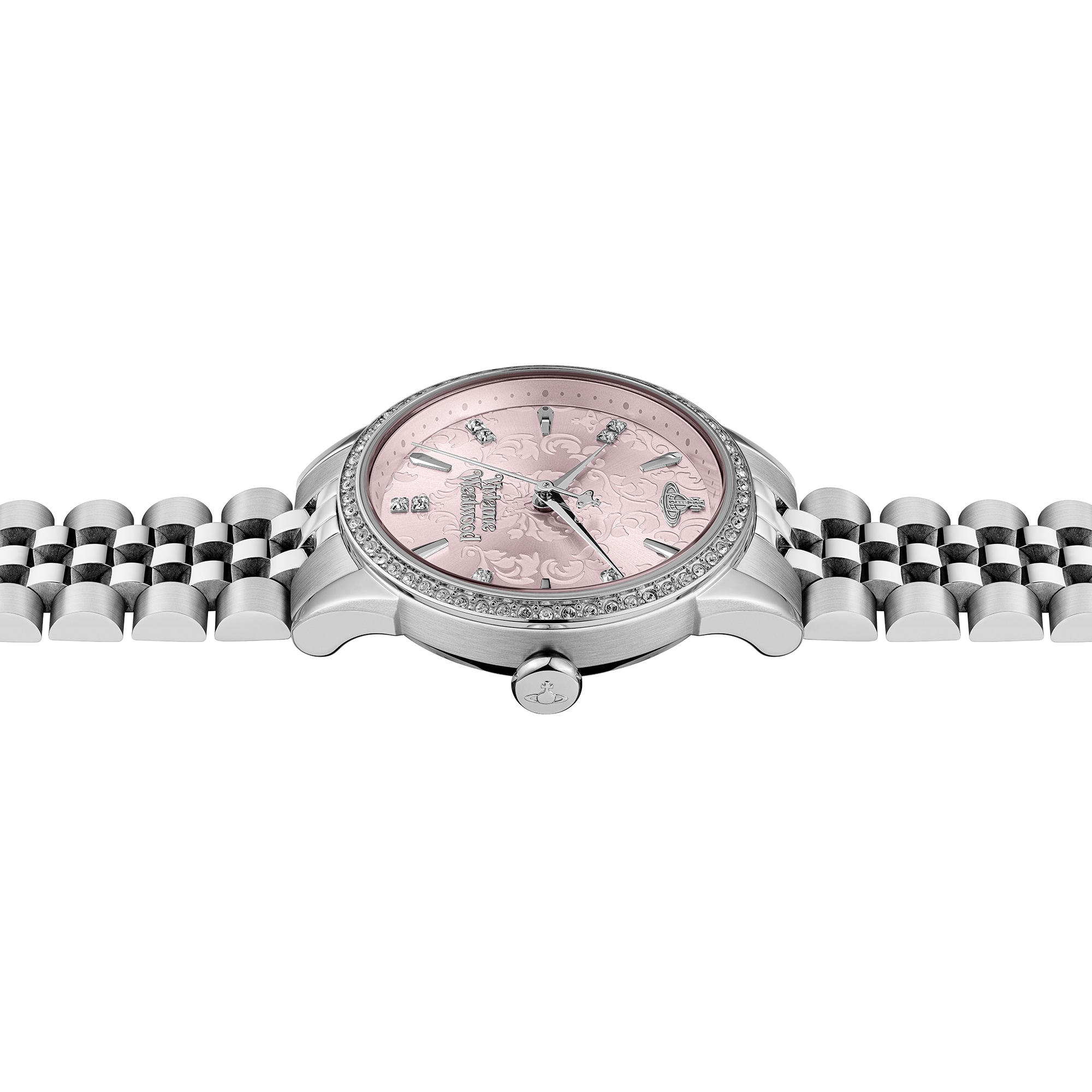 Vivienne Westwood Little Wallace Pink Dial & Stainless Steel