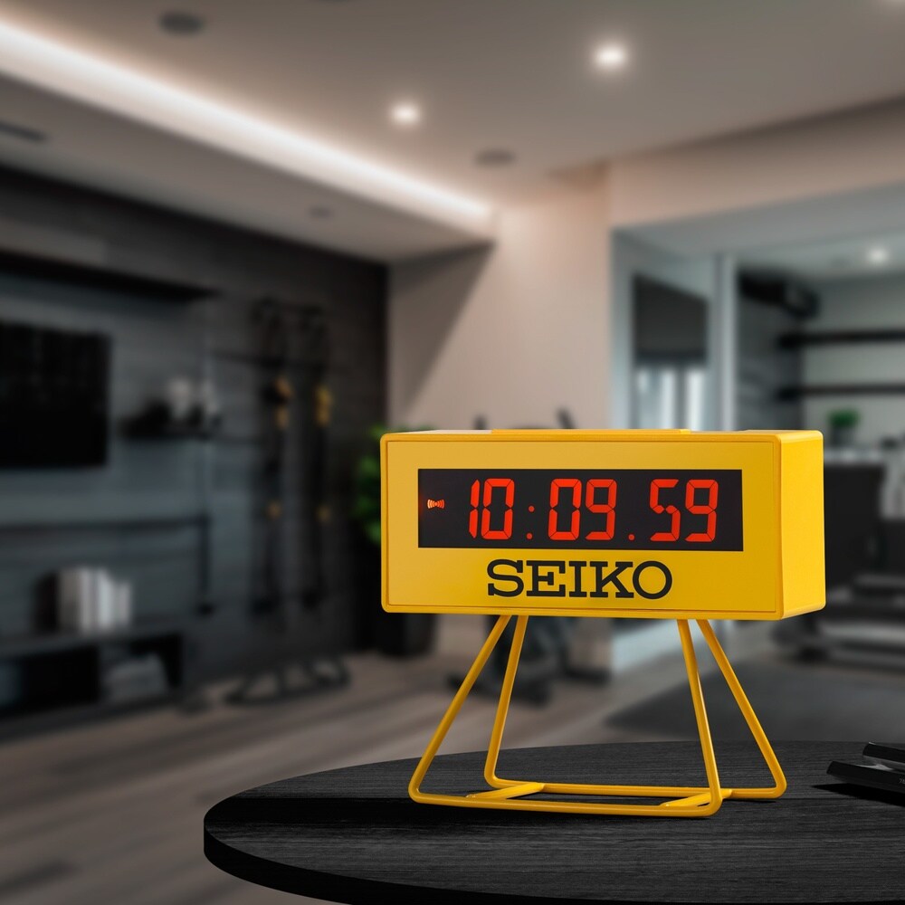 Seiko Sports Multi-Function Small Alarm Clock | Ernest Jones
