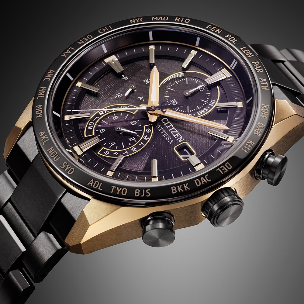 の*り様 CITIZEN ATTESA チタニウム Citizen Attesa 42mm Super Titanium™ & Gold Tone Limited Edition