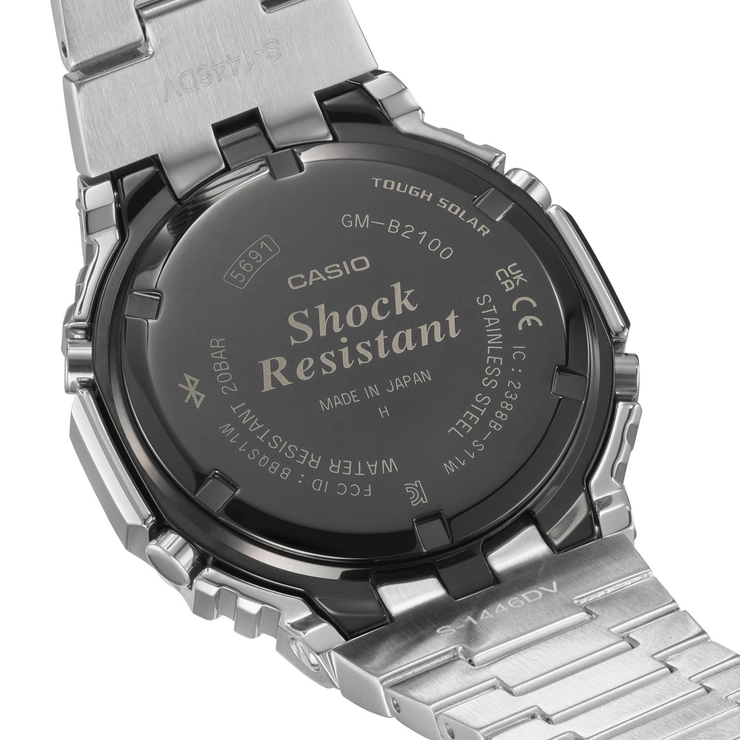G-Shock GM-B2100D-1AER Men's Full Metal 2100 Series Stainless G-Shock GM-B2100D-1AER Men's Full Metal 2100 Series Stainless
