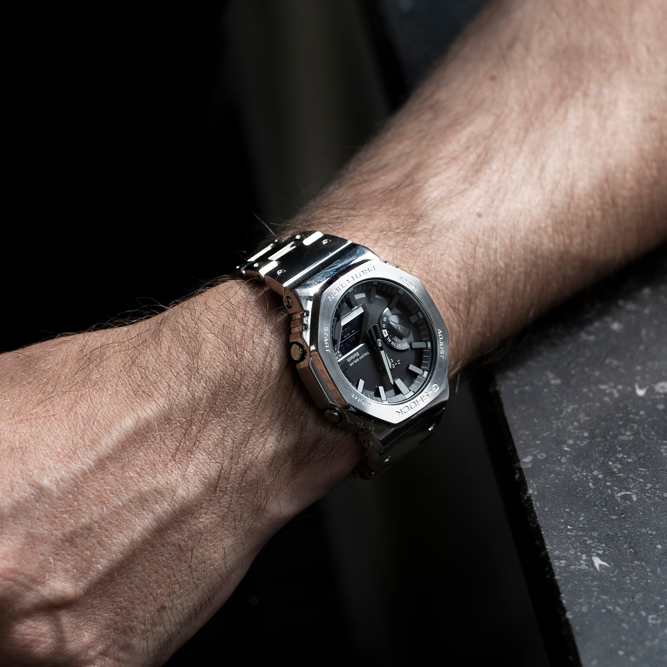 G-Shock GM-B2100D-1AER Men's Full Metal 2100 Series Stainless