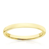 9ct Yellow Gold 5mm 'D' Shape Wedding Band | Miltons Diamonds