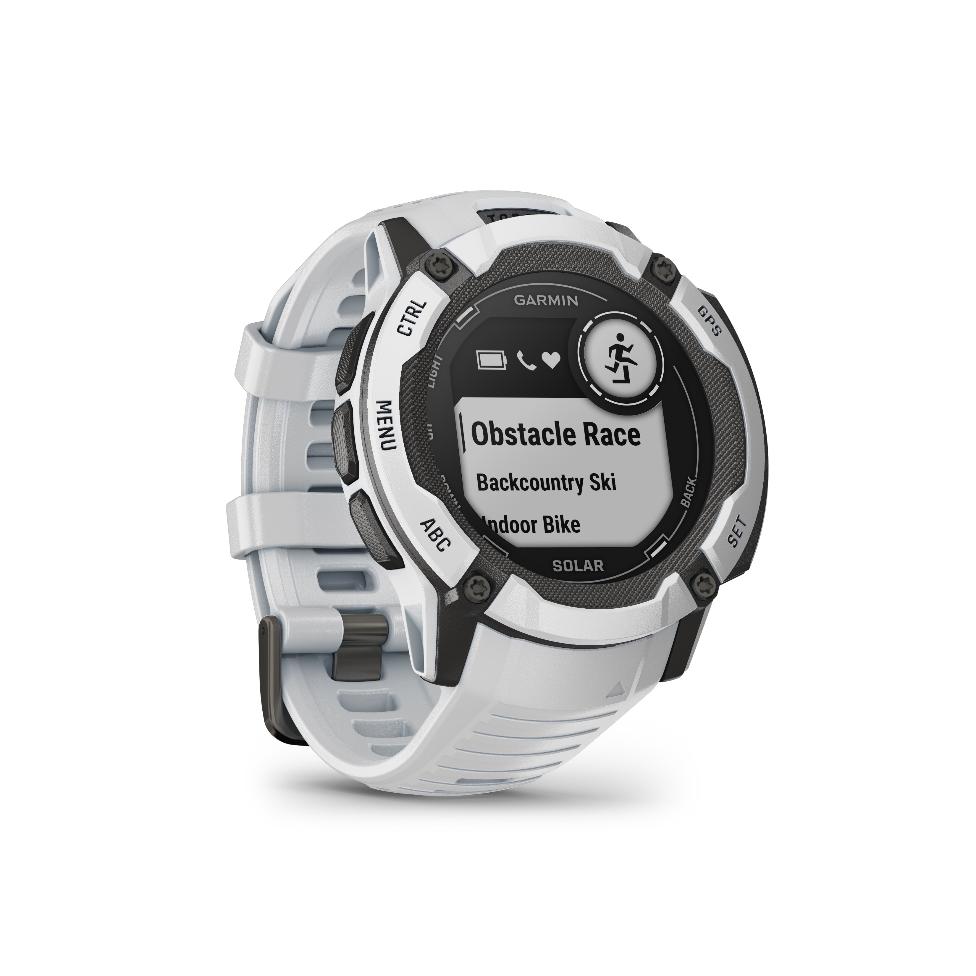 Garmin Instinct 2X Solar White Silicone Strap Smartwatch | Ernest