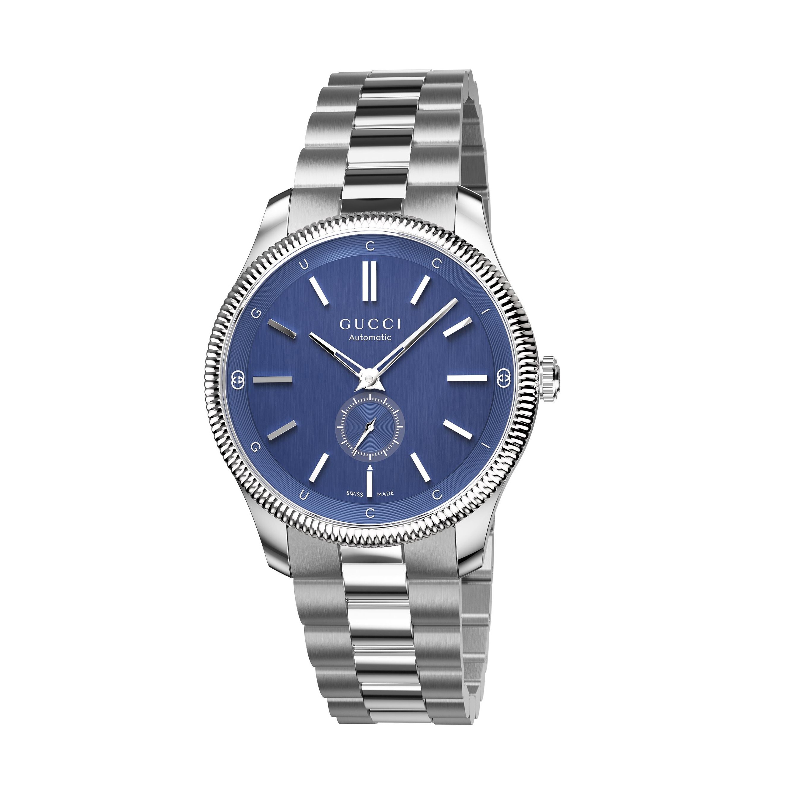 Gucci G-Timeless collection Blue Dial & Stainless Steel Bracelet