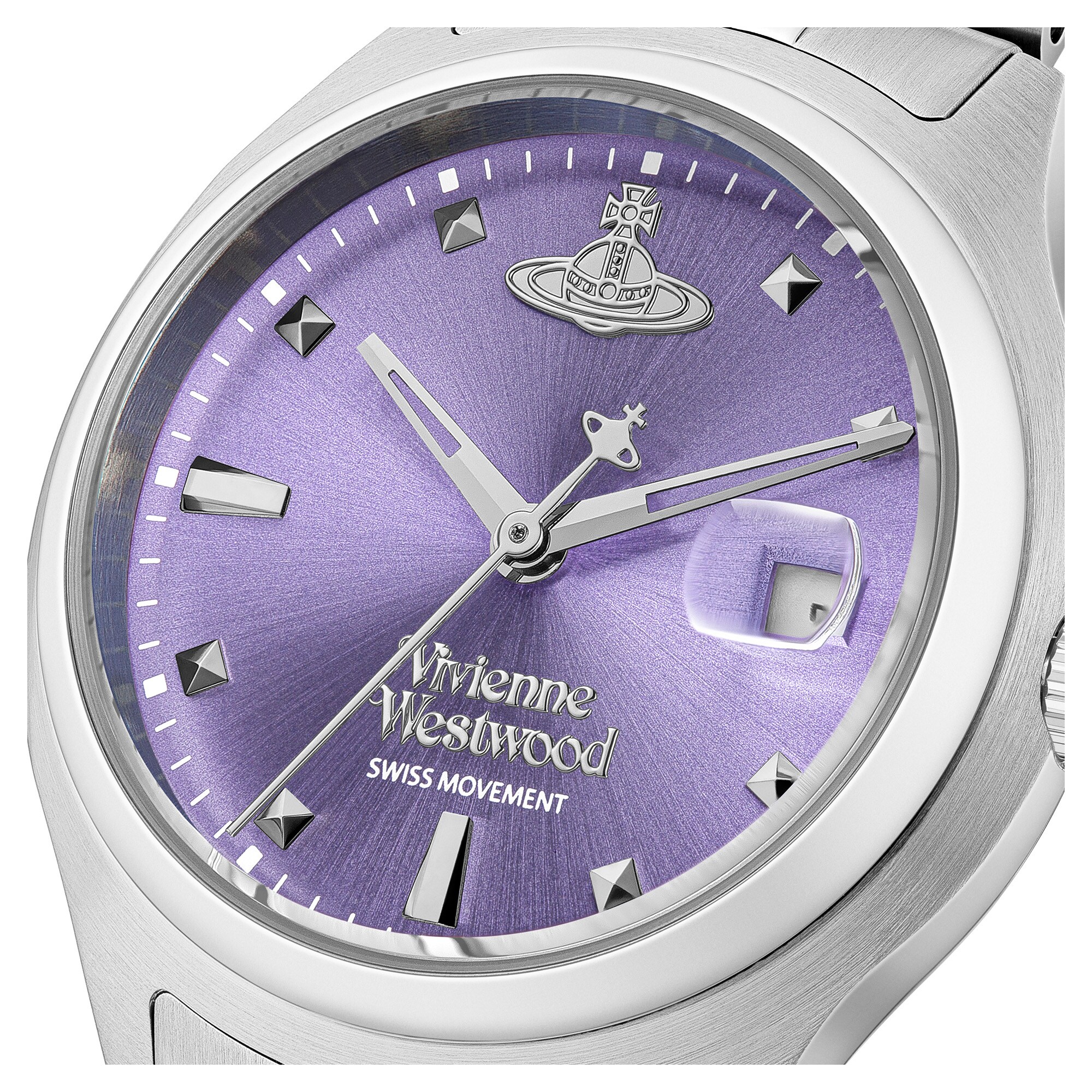 Vivienne Westwood Little Camberwell Lilac Dial & Stainless Steel