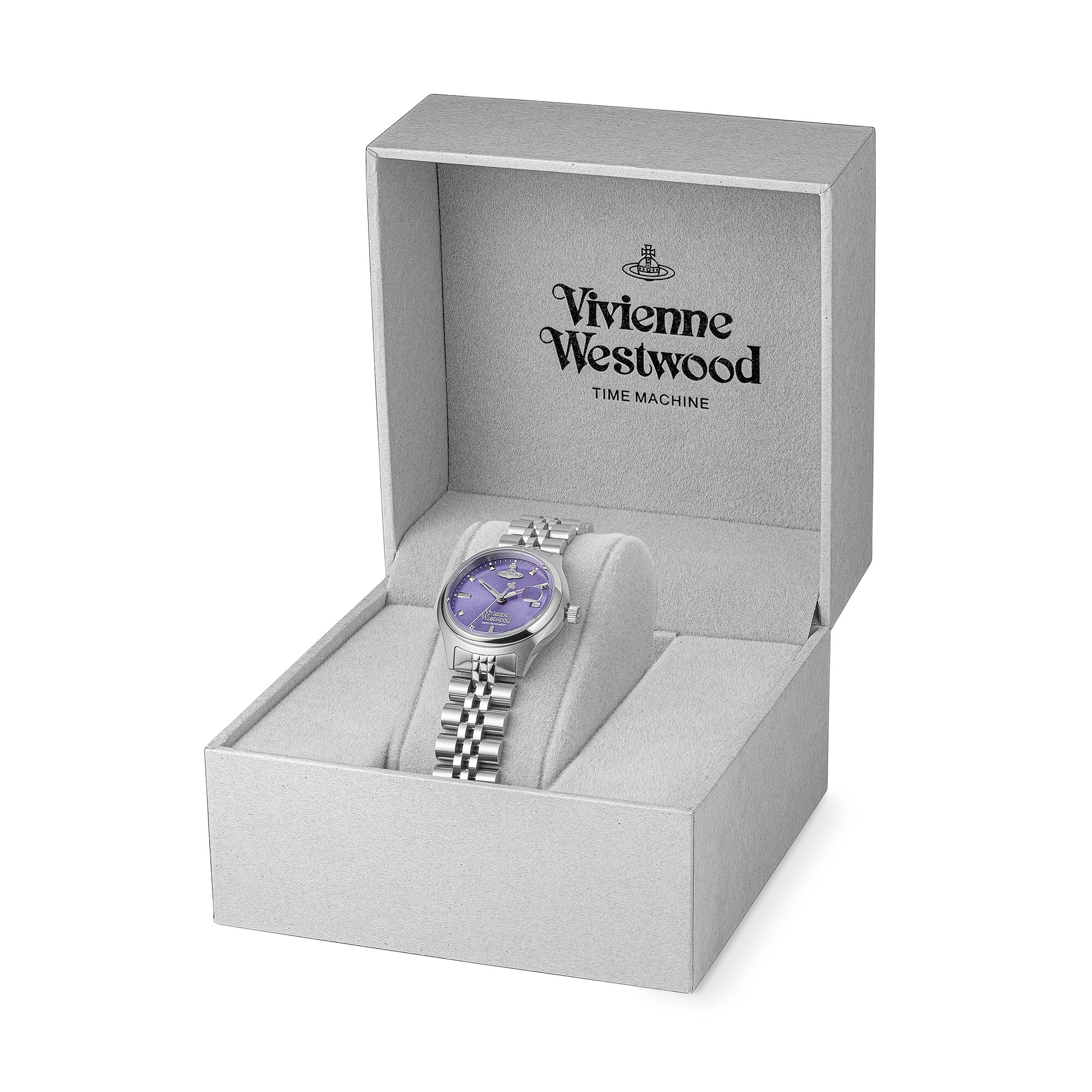 Vivienne Westwood Little Camberwell Lilac Dial & Stainless Steel