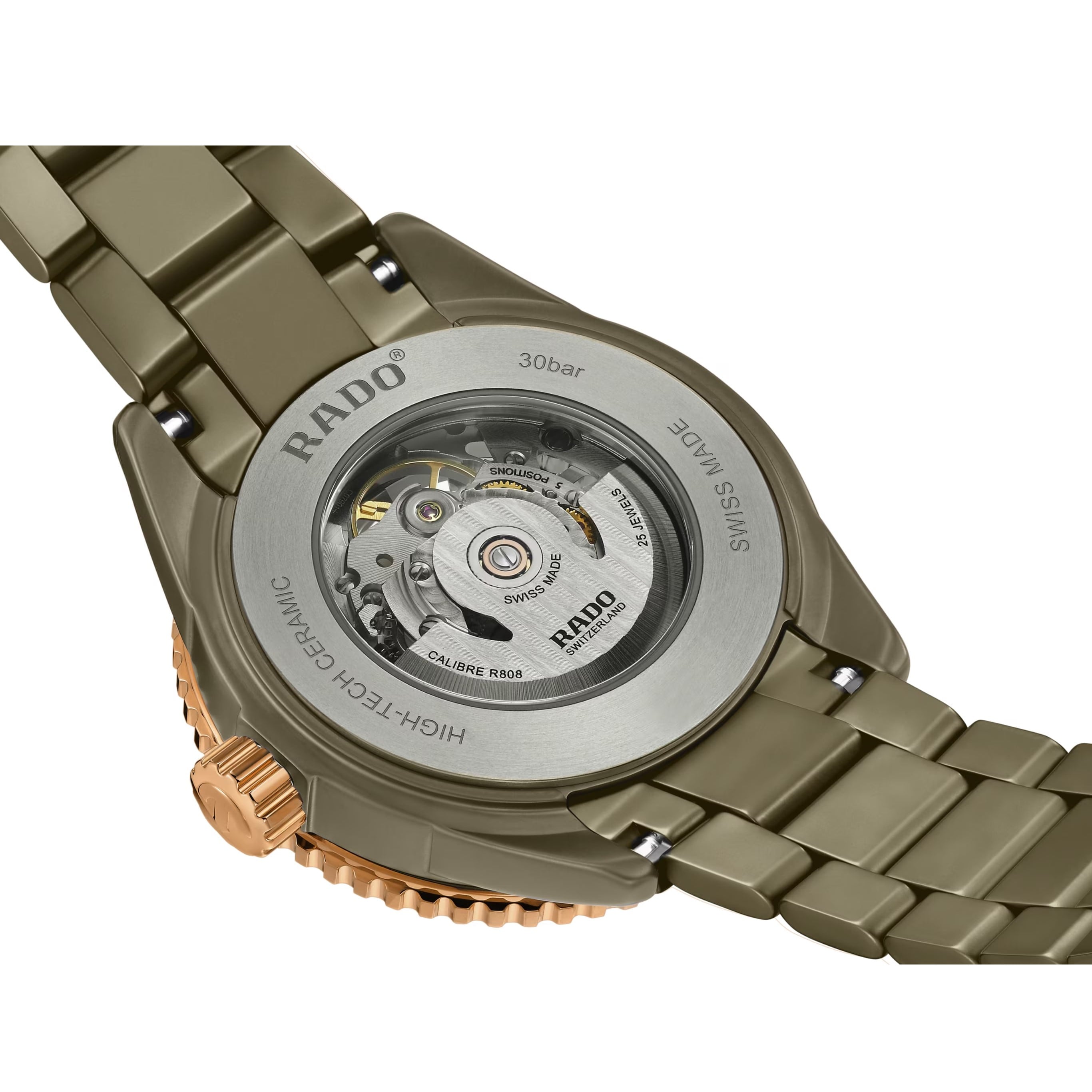 Rado Captain Cook High-Tech Ceramic Skeleton Bracelet Watch