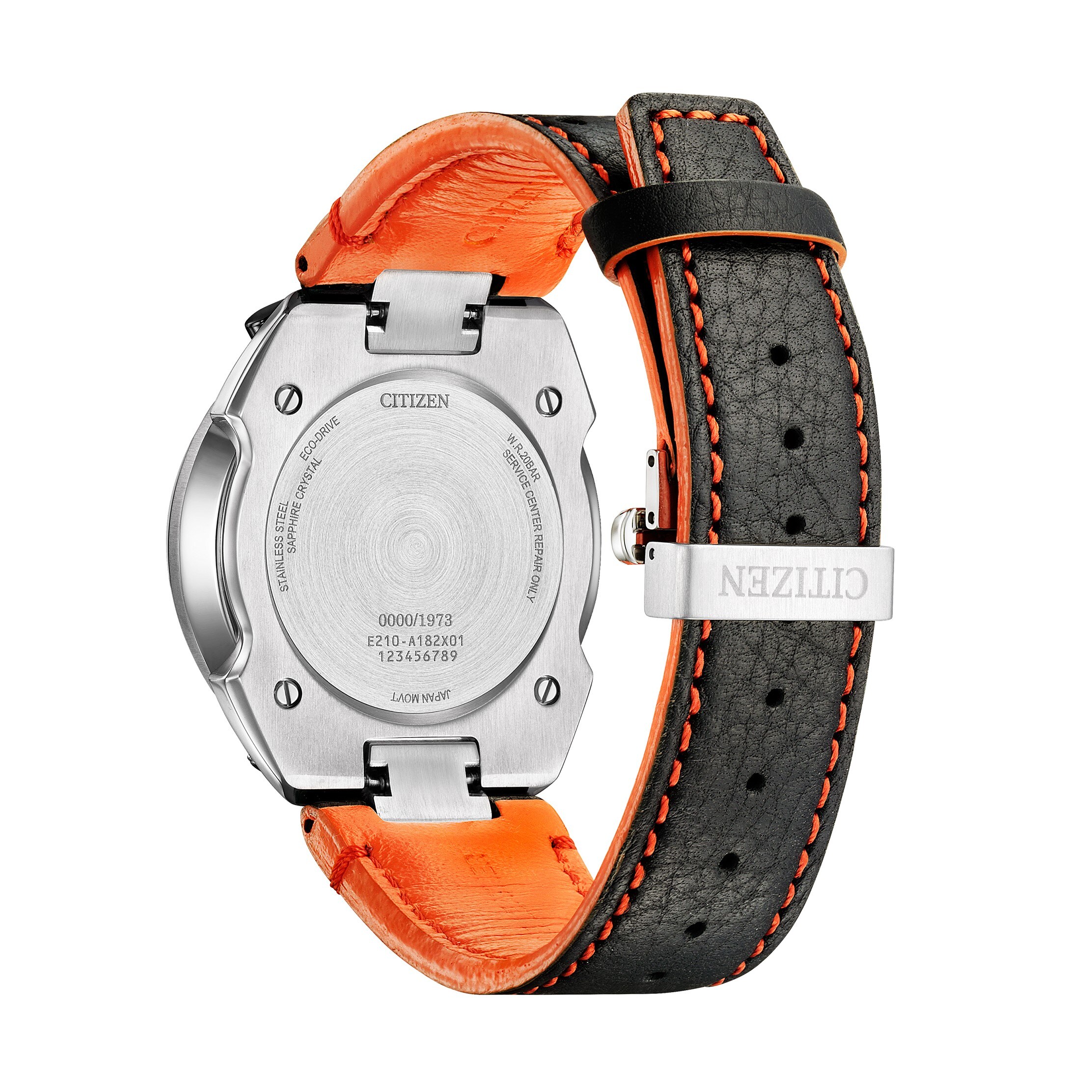 Citizen Eco-Drive Ltd Ed Bullhead Men's Orange Dial Strap Limited