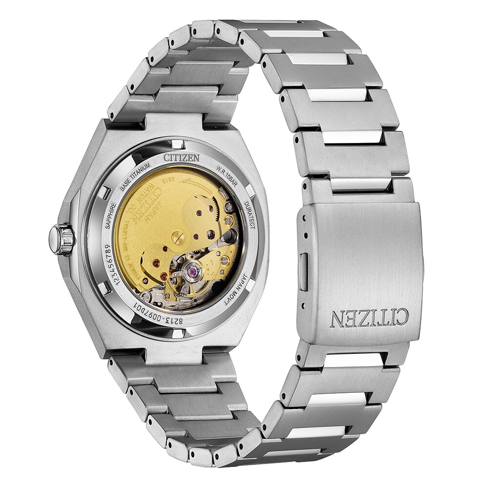 Citizen Zenshin Super Titanium Men's Blue Dial & Titanium Watch
