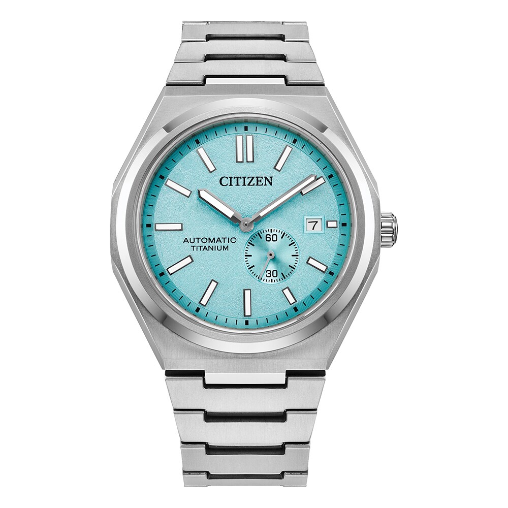Citizen Zenshin Super Titanium Men's Turquoise Blue Dial