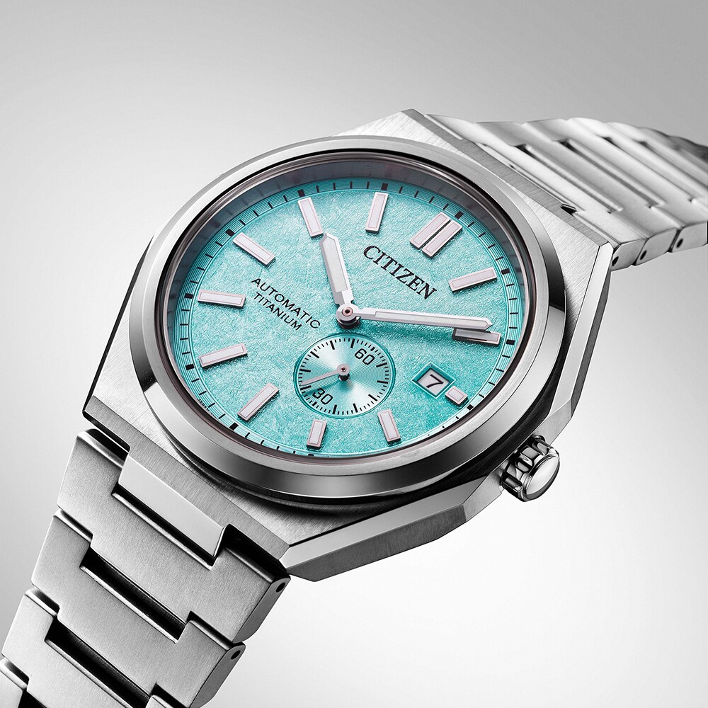 Citizen Zenshin Super Titanium Men's Turquoise Blue Dial