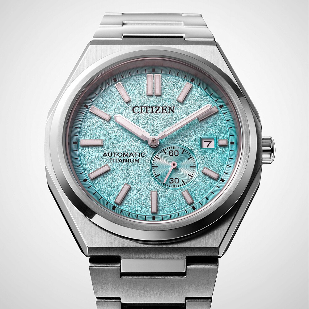 Citizen Zenshin Super Titanium Men's Turquoise Blue Dial
