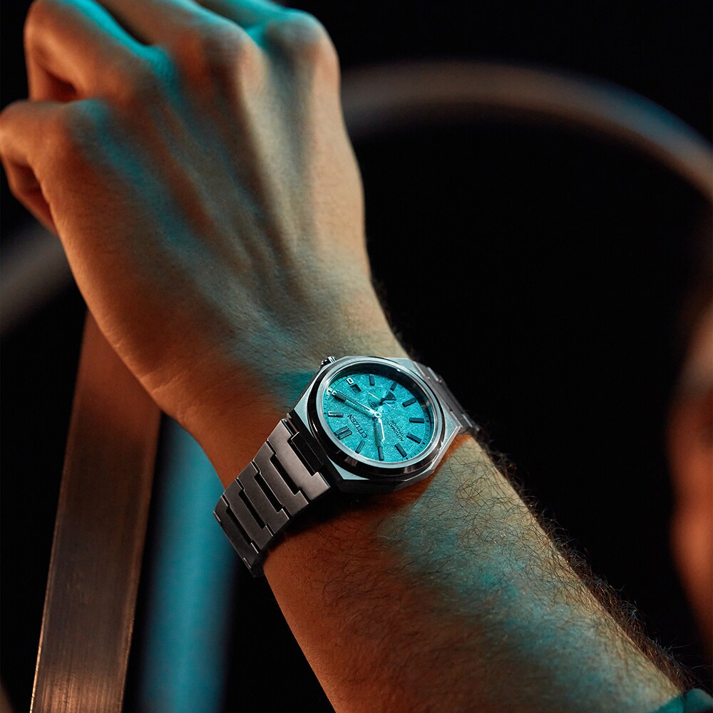 Citizen Zenshin Super Titanium Men's Turquoise Blue Dial