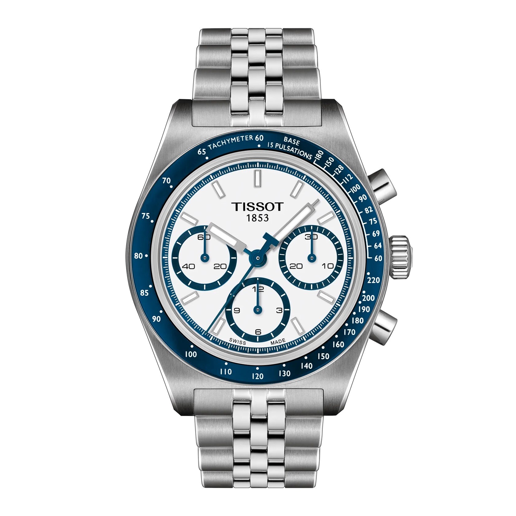 Tissot PR516 Automatic Chronograph White Dial & Stainless Steel